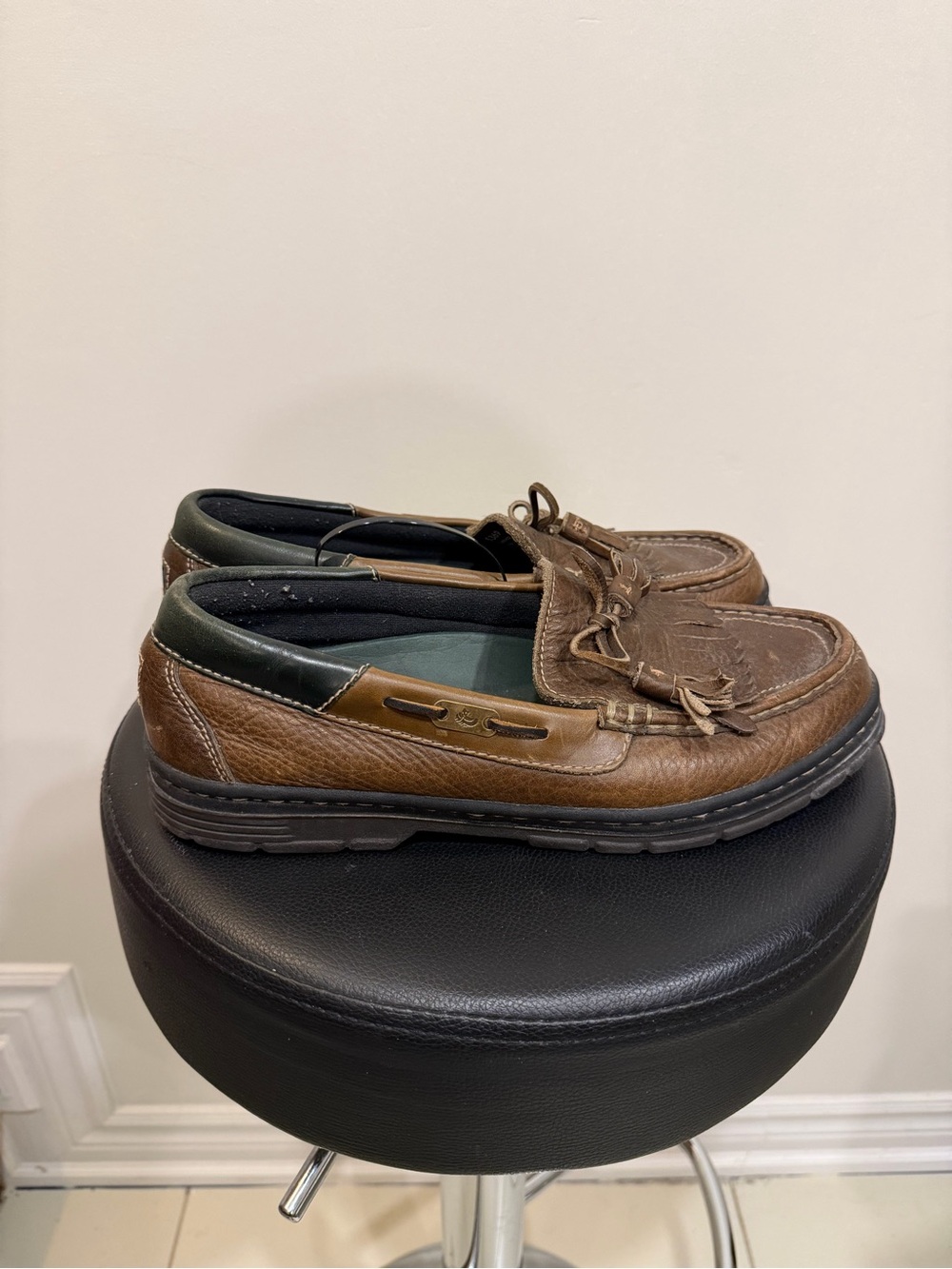 GH Bass Leather Tassel Loafers - Picture 3 of 7